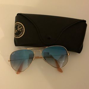 Ray Ban Blue Gradient Aviators